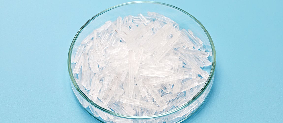The smell of meth when it’s being produced is often associated with strong chemical odors