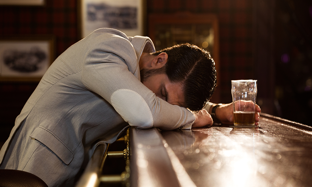 Drinking more or for longer periods than originally planned.