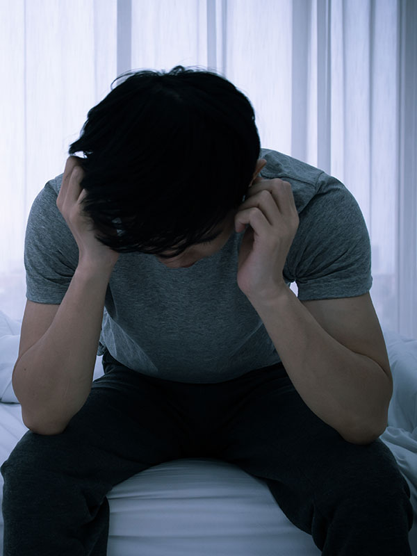 Common side effects of stimulant withdrawal include anxiety and depression